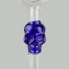 Double Bowl Oil Burner Smoke Tube Wasserpfeife mit Totenkopfform zu verkaufen