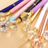 Ny ankomst Diamond Pen Queen Gem Crystal Gift Pen 100pcs2243