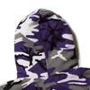 Fashion- Pattern Hoodies Fashion Man Women Couple Hoodies Camouflage Long-Sleeved Purple Sweatshirts HFLSWY264