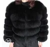 Naturlig Real Fur Coat Women Winter 50cm Natural Fur Vest Jacket Fashion Outwear Real Vest Coat