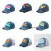 Cartoon Hats Kids Snapback Caps Baseball Cap Boy Denim Cotton Sun Visor Summer Autumn Outdoor Adjustable Mesh Hat