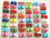50Pcs Handmade Small Dog Bow Diamond Grooming Bows pet Hair bows For Puppy Dogs Accessories Boutique Products Color Party12952820