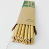 1 pz tazze usa e getta in bambù cannucce riutilizzabili cucina ecologica per feste per il commercio all'ingrosso giallo