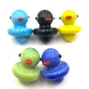 22 mm farbige gelbe Enten-Glas-Vergaserkappe für Quarz-Banger, Rauchnägel, Glasbongs, Wasserpfeifen, Dab-Ölplattformen, thermisch