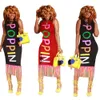 rainbow bodycon dress