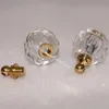 5 Pcs Diamant Cut Clear Quartz Gemstone Parfum Aromathérapie Huile Essentielle Diffuseur Bouteille Pendentif Cristal Naturel Moustique Répulsif Bouteille