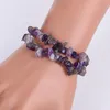 Armband för kvinnor 7 Chakra Healing Single Strand Armband Amethyst Jasper Agate Lazuli Reiki Charm Armband