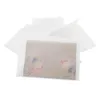 100ピース/ロットブランク半透明ベラム封筒DIY多機能ギフトカードエンベロープ卸売