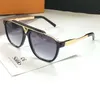 Gafas de sol de la mascota del piloto de los hombres de lujo en oro / negro de oro de oro gafas de sol de diseño de lujo gafas clásicas nuevas con caja