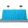 Table Skirt Tulle Tablecloth For Party Wedding Home Decoration Tableware Skirts Tutu Birthday Textile2302091