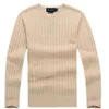 hot sale 2019 new high quality polo brand men's twist sweater knit cotton sweater jumper pullover sweater men polo sweaters