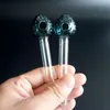 Mini queimadores do óleo de vidro que fumadores fumam tubulações de cachimbo de cachimbo de água colorido com tigela do estilo da morango