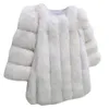 Women Faux Fur Coat Oversize Coats Short Coat Warm Furry Jacket Long Sleeve Outerwear Teddy Coats Solid Color Fleece Outerwear