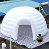 Tente gonflable en forme de coquille de tortue blanche, Support de tente à Air, chapiteau Igloo pour Camping, fête, événement