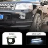 1 Çift LED DRL DAYTIME Işıklar Land Rover Lander 2 Lander2 2012 2014 2015 20162689 için gündüz sis lambası