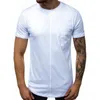 Herren-Designer-T-Shirts 2020 Neues einfarbiges T-Shirt mit getäfelten Herrenmode-T-Shirts aus 100 % Baumwolle Sommer-Kurzarm-T-Shirt Junge Skate-T-Shirt Tops