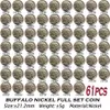 61 pcs EUA Buffalo Níquel moedas 1913-1938 cópia níquel conjunto de arte completa colecionáveis