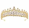 2020 Nya bröllop Brudtiara Rhinestone Head Pieces Crystal Bridal Headbands Hårtillbehör för kvällens brudklänningar2993462