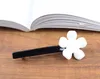 10X35CM Einfache schwarz-weiße Acryl-Blumen-Haarspangen C-Buchstaben-Haarnadel Ein-Wort-Clip für Damen-Lieblingshaarspangen Artikel Jewel4477416