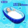 الجملة- صغير نفخ بركة حوض المحمولة الطفل للطي صديقة للبيئة pvc حمام سباحة الأطفال حوض استحمام 90x55x25 سنتيمتر