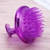 Testa in silicone Massaggiatore Shampoo Massaggio del cuoio capelluto Spazzola per capelli Lavaggio pettine Corpo Doccia Spazzola Bagno Spa Dimagrante7849169