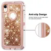 Quicksand Liquid Glitter Wholesale Cell Phone Cases For iPhoneX XR XS Max 11PRO 8 7 6plus Defender Robot Back Cover