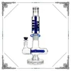 FreeZable Coil Inline Tube Bong Glass Water Pipe Build A Bubbler Hookahs Roken Heady Waterpipes PHX 47