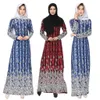 2019 Fahion Muslimischen Weiblichen Frühling Neue Sexy Langarm Ethnische Stil Hohe Taille Strand Langes Kleid Für Weibliche Vestidos Robe femme