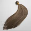 Vmae Double Drawn 3 Bundles/lot Piano Color #4 #14 WEFT Hair Weft Silk Straight Soft Virgin Remy Human Hair Extension