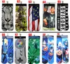 Yeni 500 Tasarım 3D SOCKS BÜYÜK KADINLAR KADIN ERKEKLER HIP HOP Komik 3D Çökme Pamuk Kaykay Baskılı Çorap EEA2495297317