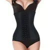 Modélisation Sangle Latex WaistTrainer Zipper Ventre Minceur Gaine Corset Latex Taille Cincher 25 Acier Désossé Fajas XS-6XL