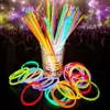 HOPT Glow Stick Necklace Glow in the Dark Neon Sticks Party Fluorescent Bracelets Christmas Party Supplies
