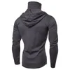 Maske Schädel Hoodie Männer Sweatshirt Kapuze Streetwear Motorrad Gesicht Pullover Reine Farbe Trainingsanzüge Lose Mit Kapuze Sweatshirt Tops