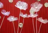 Konstgjord blomma pole bröllop vägledare silke blomma parti bröllop kreativ dekoration skönhet stereo garn blomma scen fönster dekorativa