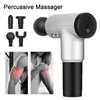 6 engrenagem elétrica tecido profundo onda pura percussão massageador arma portátil corpo fáscia volta massageador muscular vibratório relaxante tool4599781