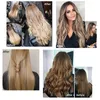 Extension 20pcs 1424 pouces ruban dans les extensions de cheveux cheveux humains invisible sans couture bande de trame de peau Remy morceau de cheveux humains naturel droit pour W