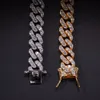 8mm Mannen Zirkoon Link Armband Hip Hop Sieraden Goud Koper Materiaal Iced Out Out Dames CZ Chain Mode voor Gift