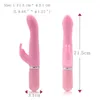 Commercio all'ingrosso gioia in silicone G-spot Vibratore di coniglio, 10 funzione potente stimolatore clitoride G-spot massaggiatore vibratore, prodotto sesso Y19061302