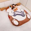 Dorimytrader Adorável Animal Cama De Cão De Pelúcia Macia Beanbag Tatami Tapete Sofá Mat Saco De Dormir 2 Tamanhos para o Presente Dos Miúdos Casa Deco DY61275