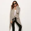 Manteau vêtements automne et hiver transfrontalier européen américain grande taille femmes explosion gland pull en tricot foulards cadeaux 4 couleurs