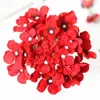 30pcs/lot Hydrangea Head Diy Flower Head Wedding Centerpieces Background Decorative Flower Hydrangea Head Home Decor