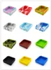 Maior Silicone Cinzeiro Square Silicone Cinzeiros Camuflagem Anti-choque Copo de Fumo 10 * 10 * 3cm Hotel Ambiental Home KTV Moda