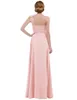 Women Chiffon Bridesmaid Dress High-waist Floor Length One-shoulder Pleated Lace Wedding Party Bridesmaid Dresses Prom Gown