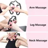 Färgrik skumaxel Muskelavslapper Massager Roller Skinny Ben Kalv Muskler Elimination Massage Stick Yoga Fitness Equipment Gratis Ship 4pcs