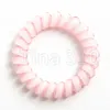 26colors Telephone Wire Cord Gum Hair Tie 6.5cm Girls Elastic HairBand Ring Rope Candy Color Bracelet Hair Accessories T2C5049