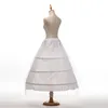 Top qualité blanc 3 cerceaux jupon Crinoline Slip sous-jupe pour robe de mariée robe de mariée grande taille jupons de mariage CPA1237