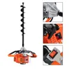 Bensin Earth 520 Auger Posthål Diggers Borer Fence Professional Ground Drill Planting Machine 3 Bits Agricultural Tool