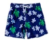 Bañador azul marino de verano para hombre, traje de baño con bandera estampada de secado rápido, pantalones cortos de playa, moda holgada
