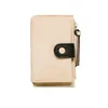 Small Wallets for Women Bifold Leather Short Wallet Lady Mini Purse Card Case Holder with ID Window