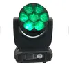 6 pieces LED Spin Eye led beam light moving head 7 x 40w 4 in 1 rgbw Wash Moving Head With Zoom mini eye moving head